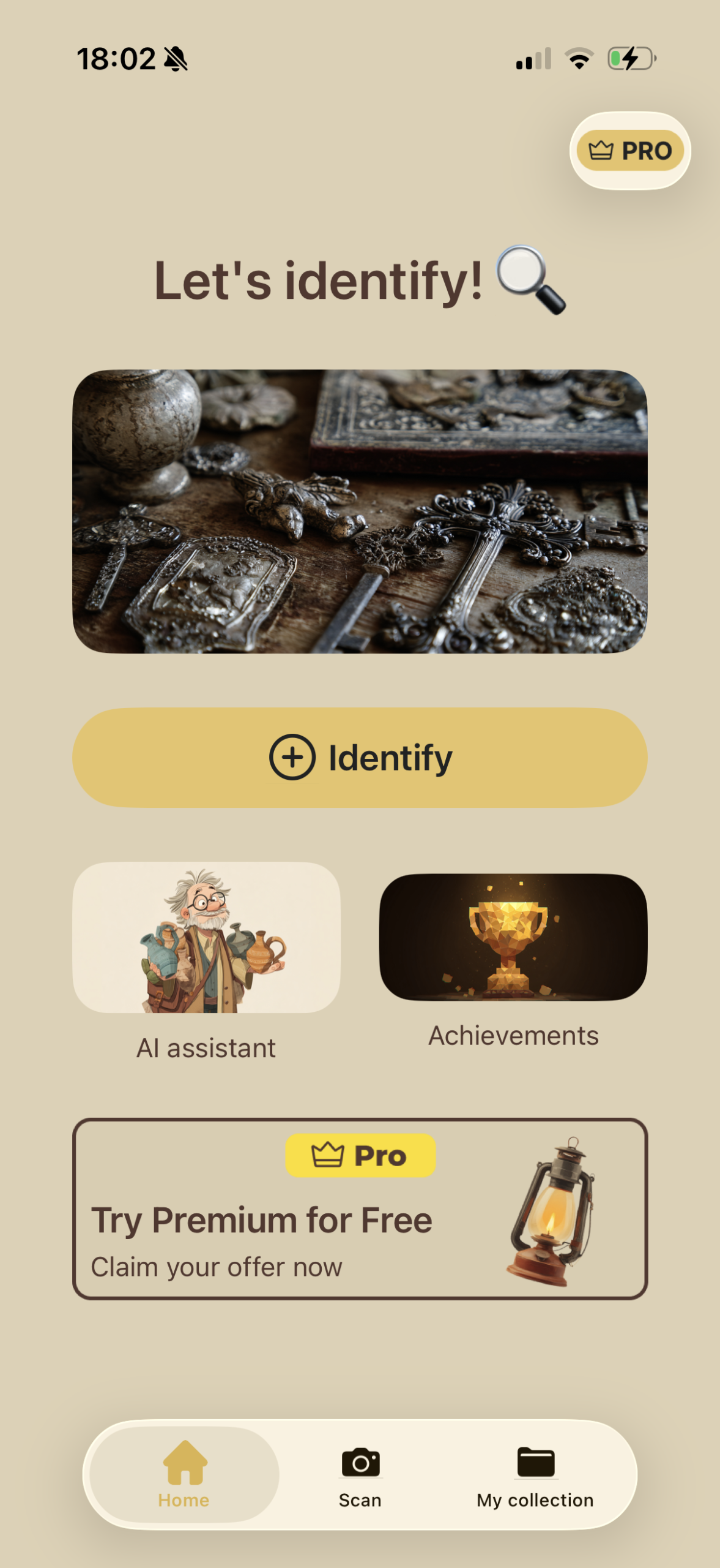Antique identifier app